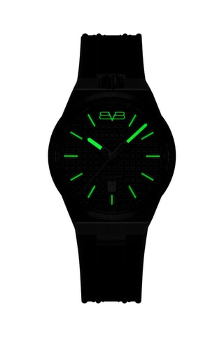 Montre automatique en silicone - Noir