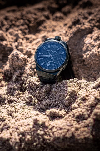 Montre automatique en silicone - Noir