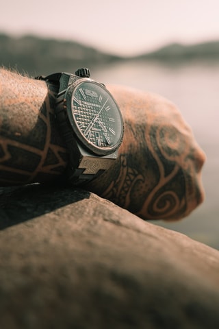 Montre automatique en silicone - Noir