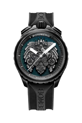 Montre à quartz en silicone - Noir