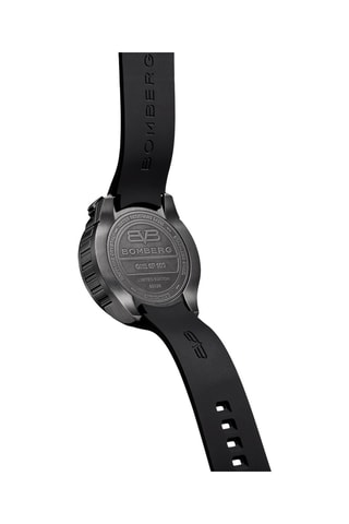 Montre à quartz en silicone - Noir