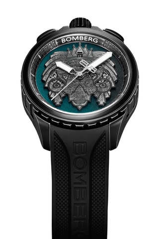 Montre à quartz en silicone - Noir