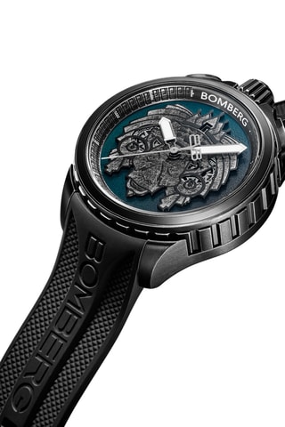 Montre à quartz en silicone - Noir