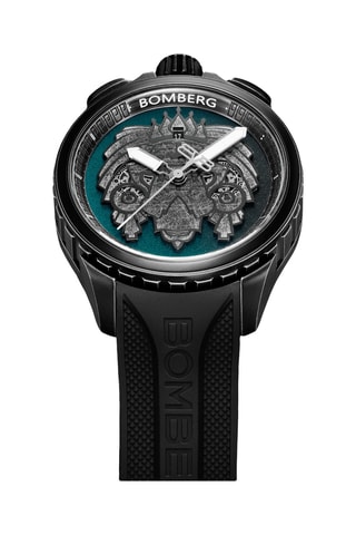 Montre à quartz en silicone - Noir