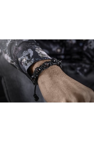 Bracelet - Noir et argenté