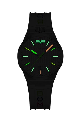 Montre automatique en silicone - Blanc et argenté