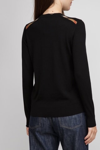 Pull en laine Lea Black - Noir