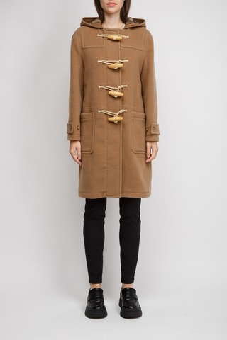 Manteau en laine Belfield Brown - Marron