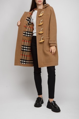 Manteau en laine Belfield Brown - Marron