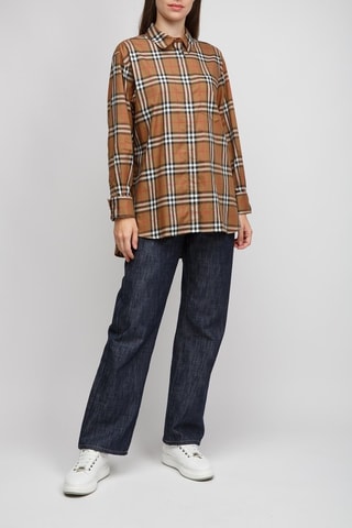 Chemise Ivery Shirt Chk Brown - Marron