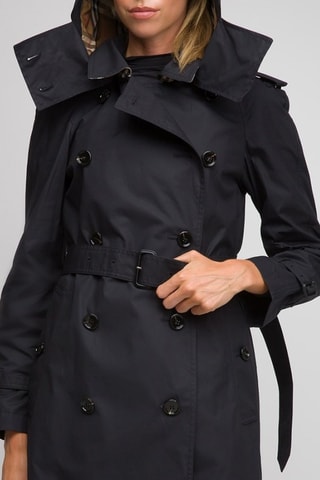 Trench à capuche Amberford - Noir