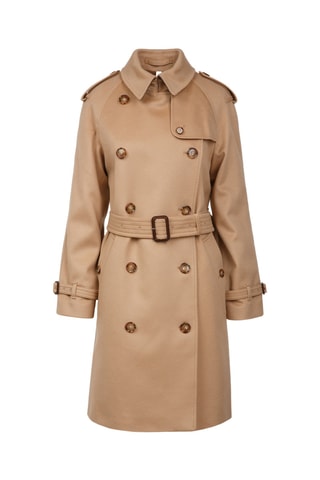 Manteau en laine et cachemire Lakehurst - Camel