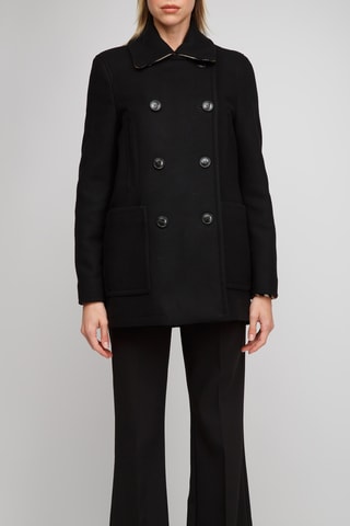 Manteau en laine Chatham - Noir