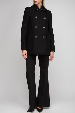 Manteau en laine Chatham - Noir
