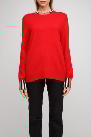 Pull en laine et cachemire Eyre - Rouge vif