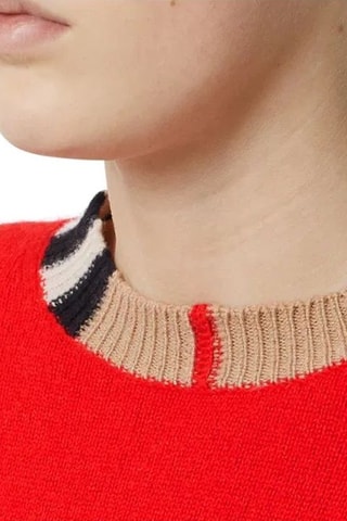 Pull en laine et cachemire Eyre - Rouge vif