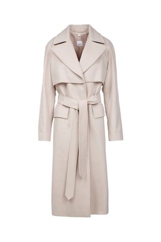 Trench en laine et en cachemire Albury - Taupe