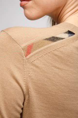 Pull en laine mérinos Lea - Camel