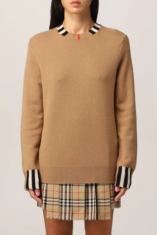 Pull en laine et en cachemire Eyre - Archive beige