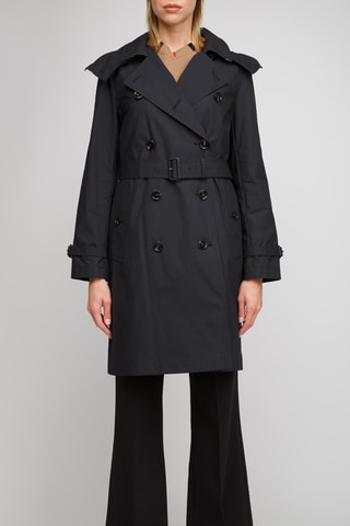 Trench en coton Telford - Noir