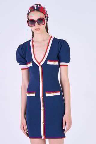 Robe courte Mosia - Bleu