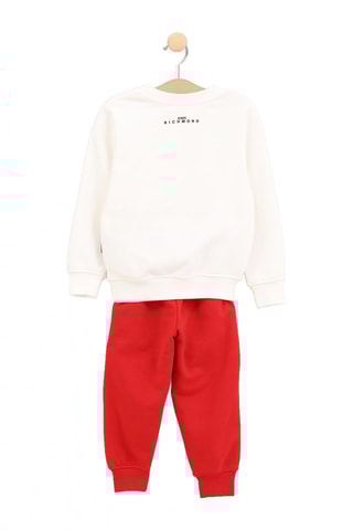 Sweat et pantalon Sara - Blanc et rouge