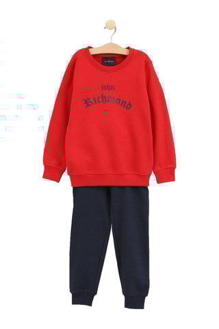 Sweat et pantalon Sara - Rouge et bleu