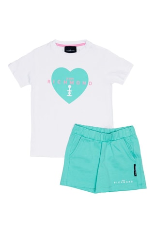 T-shirt et short - Bleu et blanc