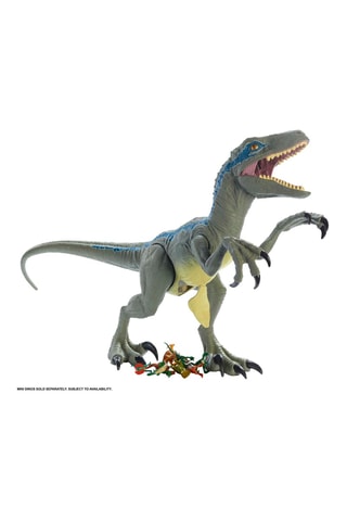 Figurine Super Colossal Vélociraptor Blue Jurassic World - Dès 48 mois