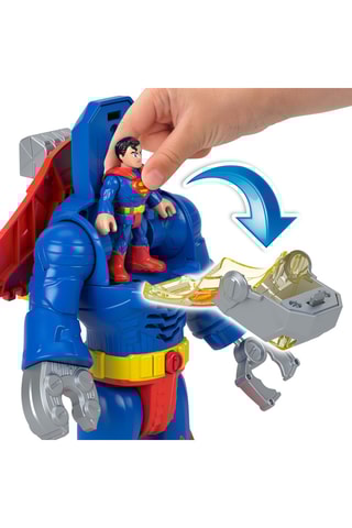 Coffret Robot Superman XL La Ligue des Justiciers DC Comics - 6 accessoires - Dès 36 mois
