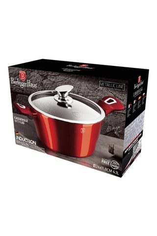 Casserole Metallic Line Burgundy - 24 cm - 4,1 l