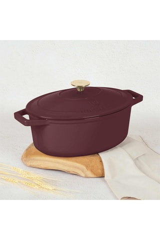 Cocotte ovale en fonte Leonardo Collection - 30 cm - 4,65 l
