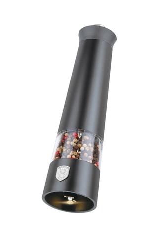 Moulin à poivre et à sel électrique en acier inoxydable et céramique