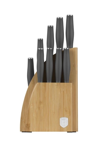 Bloc de 9 pièces en acier inoxydable Anthracite Collection