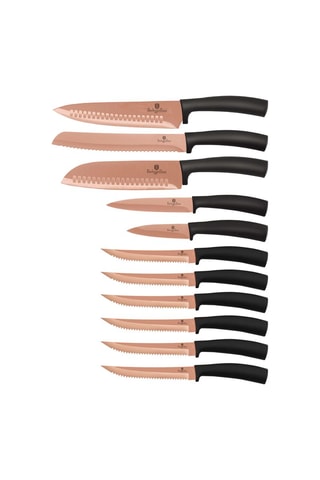 11 couteaux en acier inoxydable