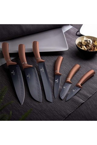 6 couteaux en acier inoxydable Metallic Line