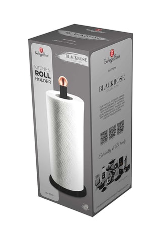 Porte-essuie-tout en acier inoxydable Black Rose 