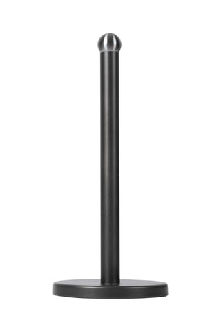 Support essuie-tout en acier inoxydable Anthracite - 15 x 34 cm