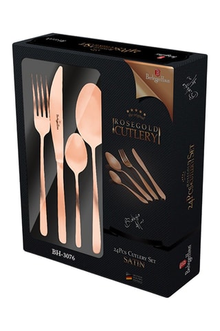 Ménagère en acier inoxydable - 24 pièces