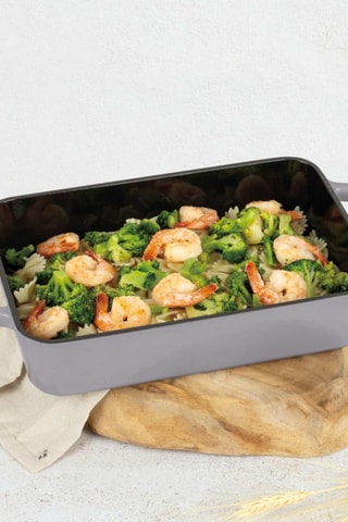 Plat à four en fonte - 30 x 20 cm - 3 l