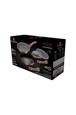 Batterie de cuisine revêtement marbre Metallic Line Rose Gold Edition - 5 produits