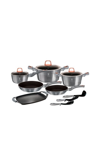 Batterie de cuisine revêtement titane   14 pièces