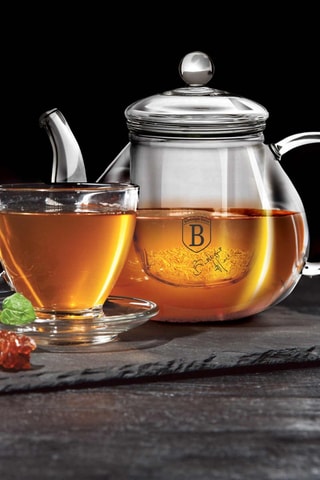 Théière en verre borosilicate Black Vantage, Matte Black, Black Silver et Eternal - 1 l