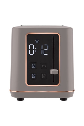 Grille-pain numérique Taupe Collection - 2 fentes - 870 W