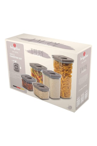 5 boîtes hermétiques Taupe Collection - 46/110/150 cl