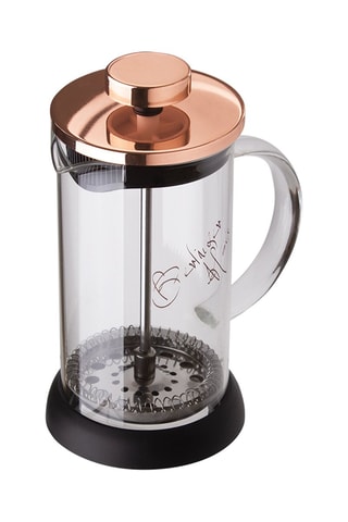 Cafetière théière acier inoxydable et verre borosilicate Metallic Line Rose Gold Edition - 80 cl