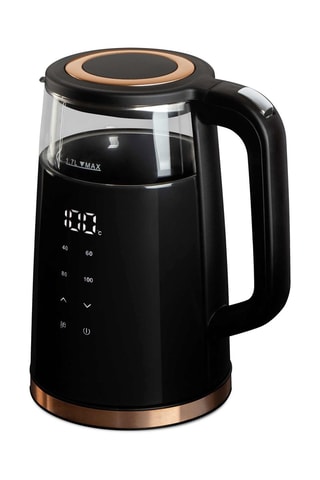Bouilloire sans fil en verre borosilicate - 1,7 l - 2200 W