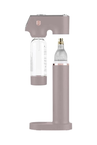 Machine à soda en acier inoxydable avec 2 bouteilles et baromètre