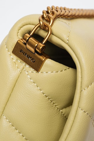 Sac bandoulière en cuir de mouton - Jaune