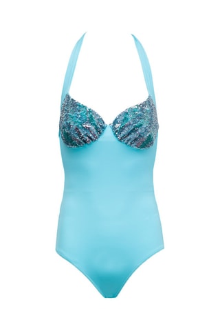 Maillot 1 pièce - Bleu